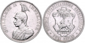 KOLONIEN, Deutsch-Ostafrika, 2 Rupien 1894.
zaponiert, kl.Kr., ss
J.714