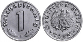 ALLIIERTE BESETZUNG, 1945-1948, 1 Reichspfennig 1946 F.
zaponiert, f.st
J.373b