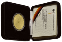 BUNDESREPUBLIK DEUTSCHLAND, 100 Euro 2005 G. Fußball-WM.
Ware ist MwSt-befreit
VAT tax free
GOLD, st
J.516