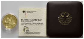 BUNDESREPUBLIK DEUTSCHLAND, 100 Euro 2009 D. Trier.
Ware ist MwSt-befreit
VAT tax free
GOLD, st
