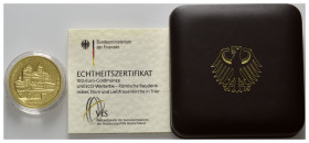 BUNDESREPUBLIK DEUTSCHLAND, 100 Euro 2009 J. Trier.
Ware ist MwSt-befreit
VAT tax free
GOLD, st