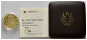 BUNDESREPUBLIK DEUTSCHLAND, 100 Euro 2013 D. Dessau-Wörlitz.
Ware ist MwSt-befreit
VAT tax free
GOLD, st