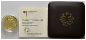 BUNDESREPUBLIK DEUTSCHLAND, 100 Euro 2013 J. Dessau-Wörlitz.
Ware ist MwSt-befreit
VAT tax free
GOLD, st