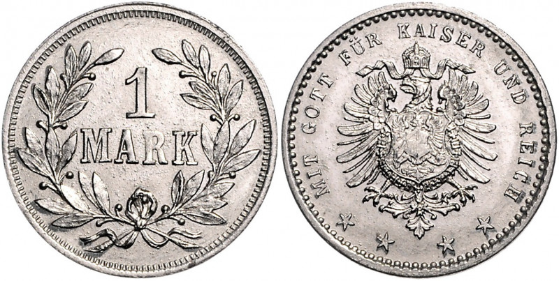 PROBEN, Kleinmünzen, 1 Mark o.J. Motivprobe. Kleiner Adler. Weißmetall. 3,82g; 2...