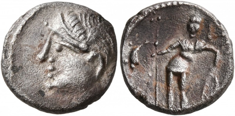 CELTIC, Central Gaul. Aedui. Circa 80-50 BC. Quinarius (Silver, 14 mm, 1.76 g, 1...