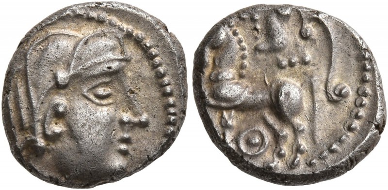CELTIC, Central Gaul. Lemovices. Circa 100-50 BC. Quinarius (Silver, 13 mm, 2.15...