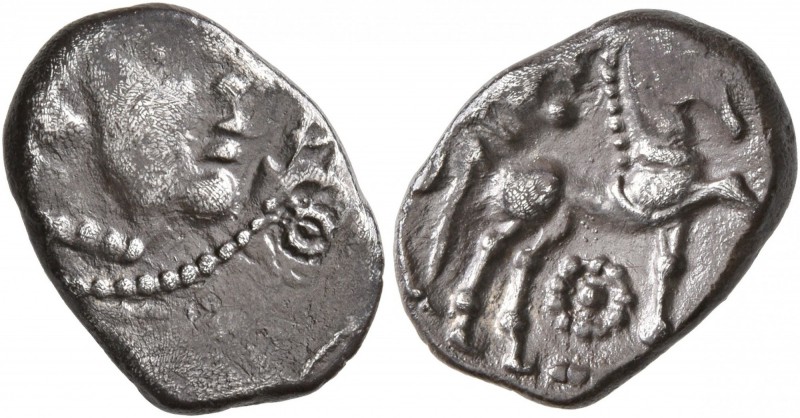 CELTIC, Central Gaul. Lemovices. Circa 100-50 BC. Quinarius (Silver, 15 mm, 1.88...