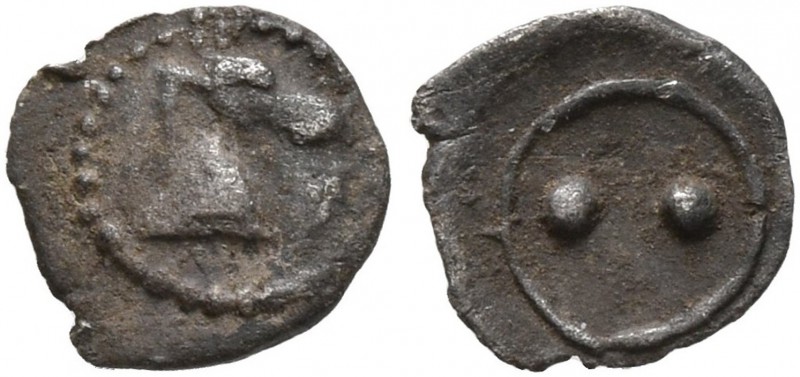 SICILY. Gela. Circa 480/75-475/70 BC. Hexas - Dionkion (Silver, 6 mm, 0.04 g). H...