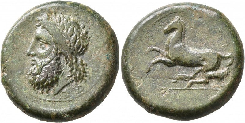SICILY. Syracuse. Timoleon and the Third Democracy , 344-317 BC. Dilitron (Bronz...