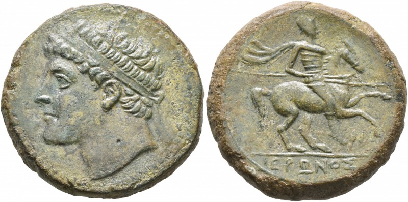 SICILY. Syracuse. Hieron II , 275-215 BC. Hemilitron (Bronze, 27 mm, 18.03 g, 9 ...