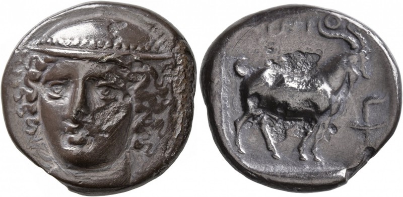 THRACE. Ainos. Circa 400/399-398/7 BC. Tetradrachm (Silver, 24 mm, 14.52 g, 1 h)...