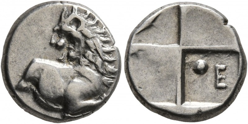 THRACE. Chersonesos. Circa 386-338 BC. Hemidrachm (Silver, 12 mm, 2.38 g, 8 h). ...