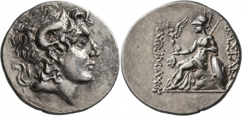 KINGS OF THRACE. Lysimachos, 305-281 BC. Tetradrachm (Silver, 31 mm, 17.04 g, 1 ...