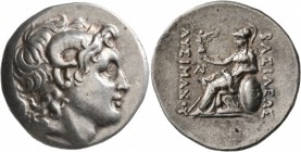 KINGS OF THRACE. Lysimachos, 305-281 BC. Tetradrachm (Silver, 28 mm, 16.99 g, 1 h), Byzantion, circa 230s-220s. Diademed head of Alexander the Great t...