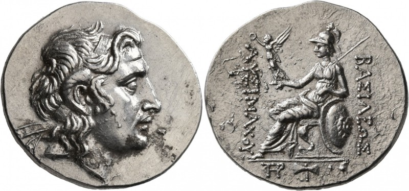KINGS OF THRACE. Lysimachos, 305-281 BC. Tetradrachm (Silver, 34 mm, 16.88 g, 12...