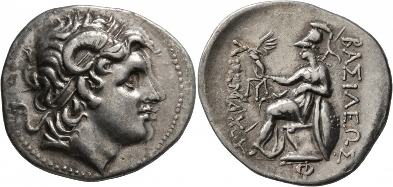 KINGS OF THRACE. Lysimachos, 305-281 BC. Tetradrachm (Silver, 33 mm, 16.73 g, 12...