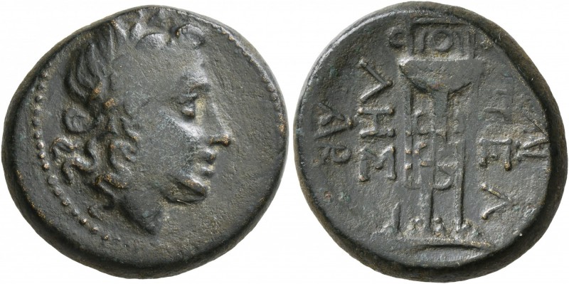 MACEDON. Pella. Circa 187-168/7 BC. Tetrachalkon (Bronze, 23 mm, 11.06 g, 11 h)....