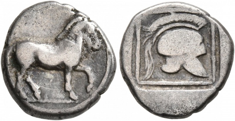 KINGS OF MACEDON. Perdikkas II, 451-413 BC. Tetrobol (Silver, 13 mm, 2.10 g, 7 h...
