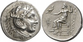 KINGS OF MACEDON. Alexander III ‘the Great’, 336-323 BC. Tetradrachm (Silver, 27 mm, 17.18 g, 9 h), Pella, struck by Antipater or Polyperchon, under P...