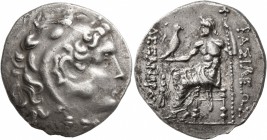 KINGS OF MACEDON. Alexander III ‘the Great’, 336-323 BC. Tetradrachm (Silver, 26 mm, 16.18 g, 1 h), Kabyle, circa 225-215. Head of Herakles to right, ...
