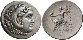 KINGS OF MACEDON. Alexander III ‘the Great’, 336-323 BC. Tetradrachm (Silver, 33 mm, 16.69 g, 1 h), Phaselis, CY 4 = 215/4. Head of Herakles to right,...