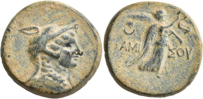 PONTOS. Amisos. Time of Mithradates VI Eupator , circa 85-65 BC. Tetrachalkon (O...