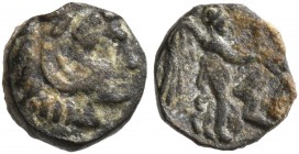 SELEUKID KINGS OF SYRIA. Seleukos I Nikator, 312-281 BC. Hemiobol (Silver, 7 mm, 0.35 g, 11 h), Seleukeia on the Tigris I (?), circa 296/5-281 BC. Hea...