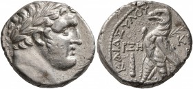 PHOENICIA. Tyre. 126/5 BC-AD 65/6. Half Shekel (Silver, 20 mm, 7.16 g, 12 h), CY 167 = 41/2 AD. Laureate head of Melkart to right, lion skin tied arou...