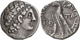 PTOLEMAIC KINGS OF EGYPT. Ptolemy X Alexander I & Cleopatra Berenike, 101-88 BC. Tetradrachm (Silver, 23 mm, 13.43 g, 12 h), Alexandria, RY 19 = 96/5....
