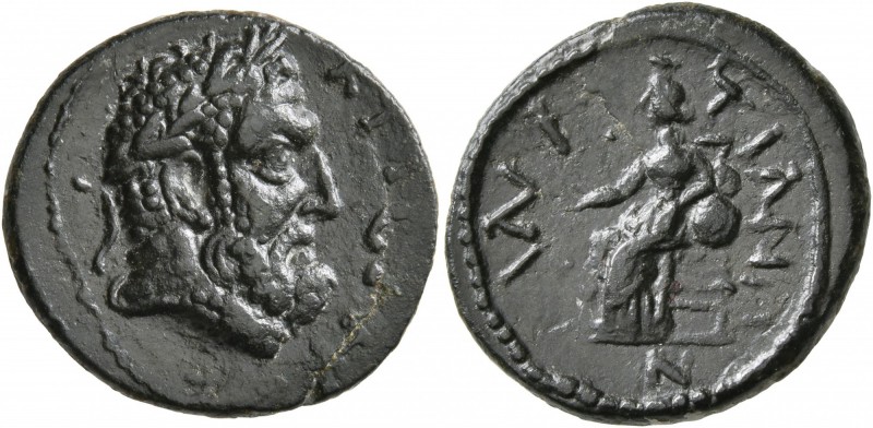 MOESIA INFERIOR. Callatis. Pseudo-autonomous issue . Assarion (Bronze, 21 mm, 5....