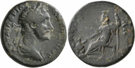 THRACE. Anchialus. Antoninus Pius , 138-161. Diassarion (Bronze, 22 mm, 7.71 g, 7 h). AYT AIΛ AΔPIA ANTΩNINOC Laureate, draped and cuirassed bust of A...