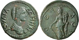 THRACE. Serdica. Julia Domna , Augusta, 193-217. Diassarion (Bronze, 24 mm, 7.11 g, 12 h), 193-211. IOYΛIA ΔOMNA CB (sic!) Draped bust of Julia Domna ...