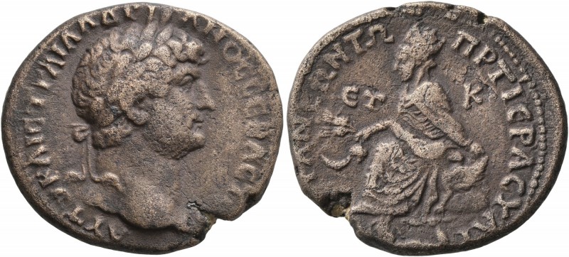CAPPADOCIA. Tyana. Hadrian , 117-138. Diassarion (Bronze, 26 mm, 11.15 g, 12 h),...