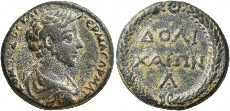 COMMAGENE. Doliche. Commodus , as Caesar, 166-177. Assarion (Bronze, 21 mm, 8.89...