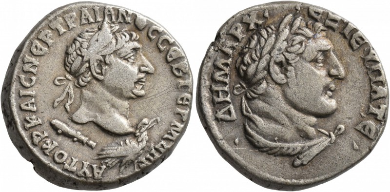 SYRIA, Seleucis and Pieria. Antioch. Trajan , 98-117. Tetradrachm (Silver, 23 mm...