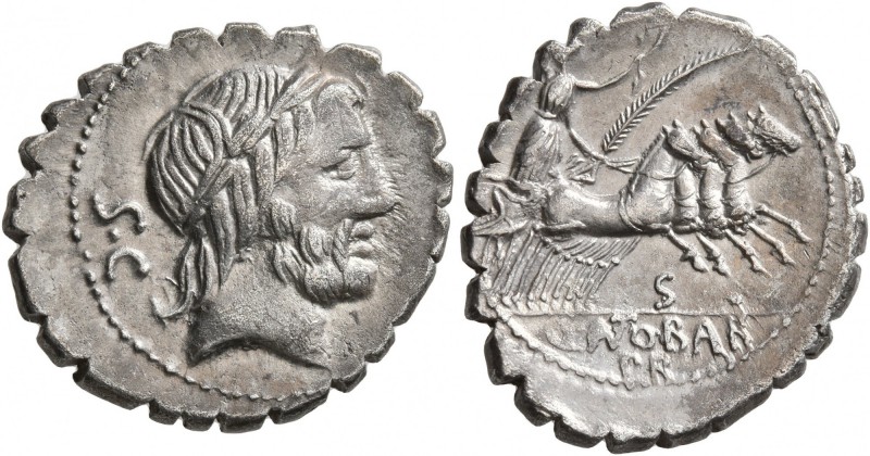 Q. Antonius Balbus, 83-82 BC. Denarius (Silver, 20 mm, 4.37 g, 3 h), Rome. Laure...