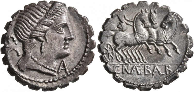 C. Naevius Balbus, 79 BC. Denarius (Silver, 18 mm, 3.86 g, 7 h), Rome. Diademed ...