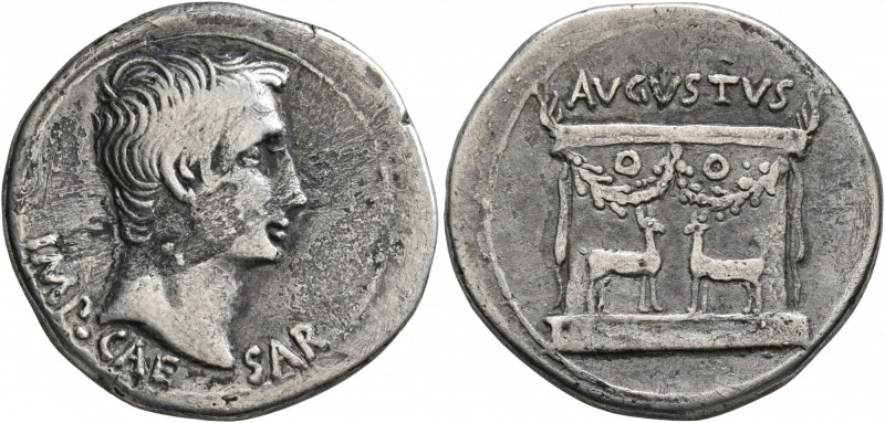 Augustus, 27 BC-AD 14. Cistophorus (Silver, 25 mm, 11.18 g, 12 h), Ephesus, circ...