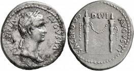 Antonia Minor, Augusta, 37 and 41. Denarius (Silver, 19 mm, 3.85 g, 11 h), Rome, struck under Claudius, 41-45. ANTONIA AVGVSTA Draped bust of Antonia ...
