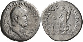 Galba, 68-69. Denarius (Silver, 17 mm, 2.89 g, 7 h), Rome. IMP SER GALBA CAES[AR AV]G Laureate and draped bust of Galba to right. Rev. SALVS GEN HVMAN...