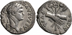 Domitian, as Caesar, 69-81. Denarius (Silver, 18 mm, 2.82 g, 7 h), uncertain eastern mint (Ephesos?), 76. CAESAR AVG F DOMITIANVS Laureate head of Dom...