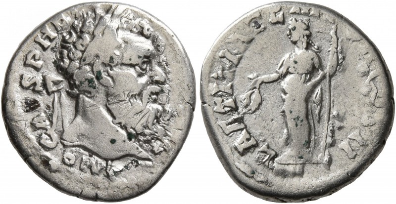 Pertinax, 193. Denarius (Silver, 17 mm, 2.68 g, 12 h), Rome. IMP CAES P HEL[V PE...
