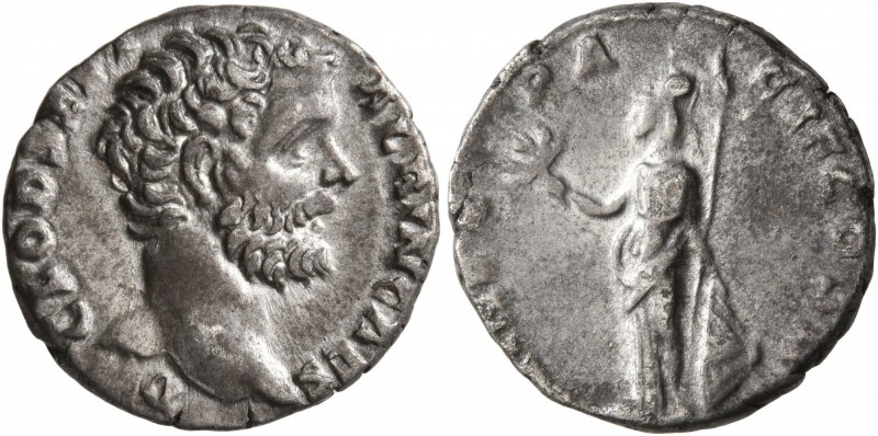 Clodius Albinus, as Caesar, 193-195. Denarius (Silver, 17 mm, 2.86 g, 6 h), Rome...