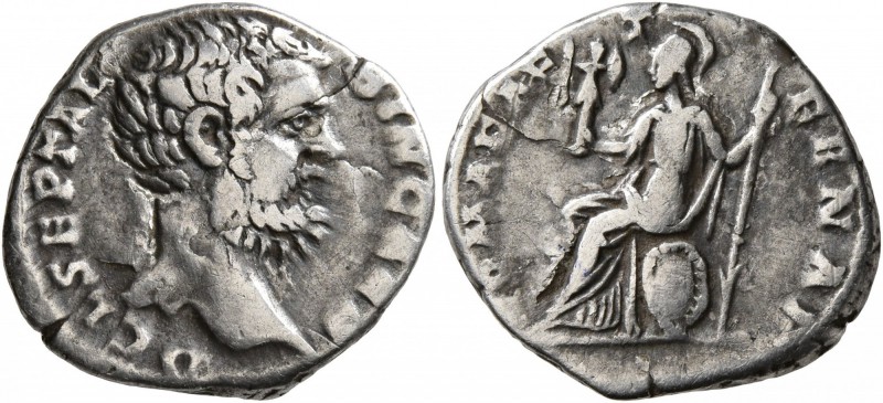 Clodius Albinus, as Caesar, 193-195. Denarius (Silver, 18 mm, 2.73 g, 12 h), Rom...