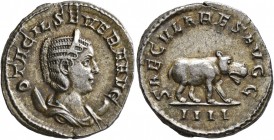 Otacilia Severa, Augusta, 244-249. Antoninianus (Silver, 21 mm, 4.28 g, 6 h), Rome, 248. OTACIL SEVERA AVG Diademed and draped bust of Otacilia Severa...