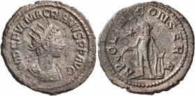 Macrianus, usurper, 260-261. Antoninianus (Billon, 21 mm, 4.47 g, 6 h), Samosata. IMP C FVL MACRIANVS P F AVG Radiate and cuirassed bust of Macrianus ...