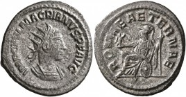 Macrianus, usurper, 260-261. Antoninianus (Billon, 22 mm, 4.31 g, 6 h), Samosata. IMP C FVL MACRIANVS P F AVG Radiate and cuirassed bust of Macrianus ...