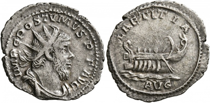 Postumus, Romano-Gallic Emperor, 260-269. Antoninianus (Silver, 23 mm, 2.47 g, 1...
