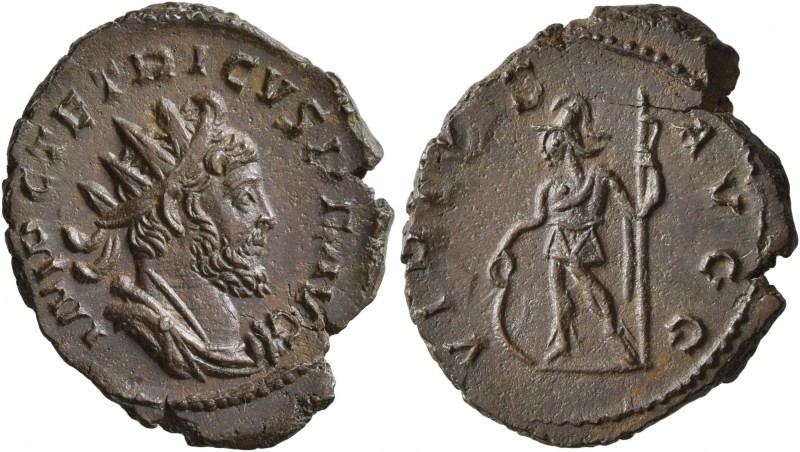 Tetricus I, Romano-Gallic Emperor, 271-274. Antoninianus (Bronze, 24 mm, 4.17 g,...