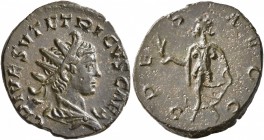 Tetricus II, Romano-Gallic Emperor, 273-274. Antoninianus (Bronze, 20 mm, 2.77 g, 6 h), Cologne, 274. C PIV ESV TETRICVS CAES Raidate and draped bust ...